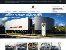 Tablet Screenshot of porsche-olympiapark.de